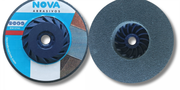 DISCO UNITIZED BORRADOR 4SF de Nova Abrasivos – Acabado Profesional y Durabilidad Extrema